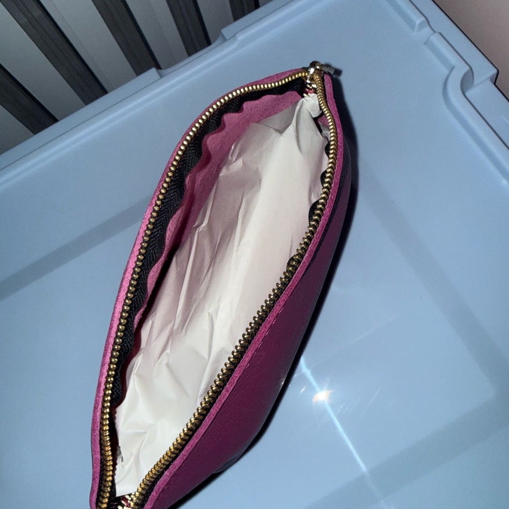 Portland Leather Goods Small Eclipse Cosmetic Bag - Iris - Picture 4 of 4